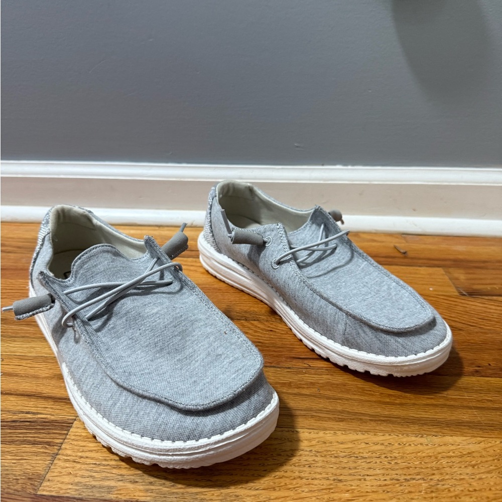 Women’s Grey Wendy Style Hey Dudes